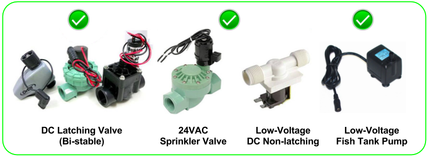 opensprinkler valves