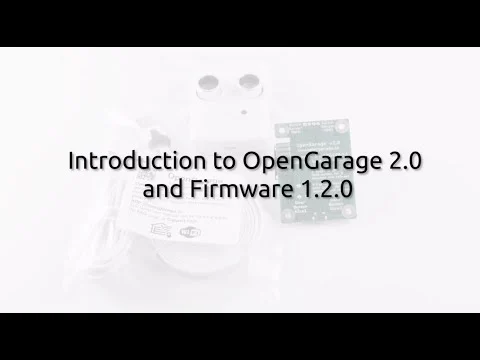 Watch the OpenGarage overview on YouTube (opens in a new tab)