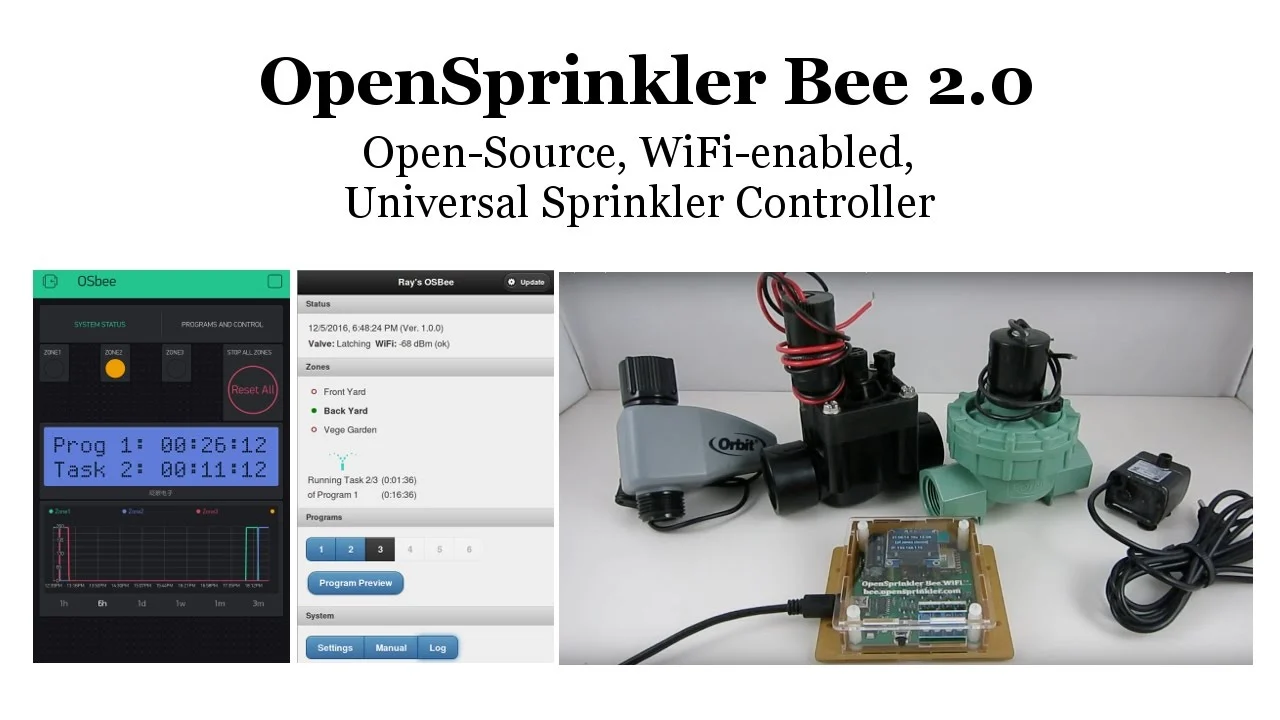 Watch OpenSprinkler Bee (OSBee) on YouTube (opens in a new tab)